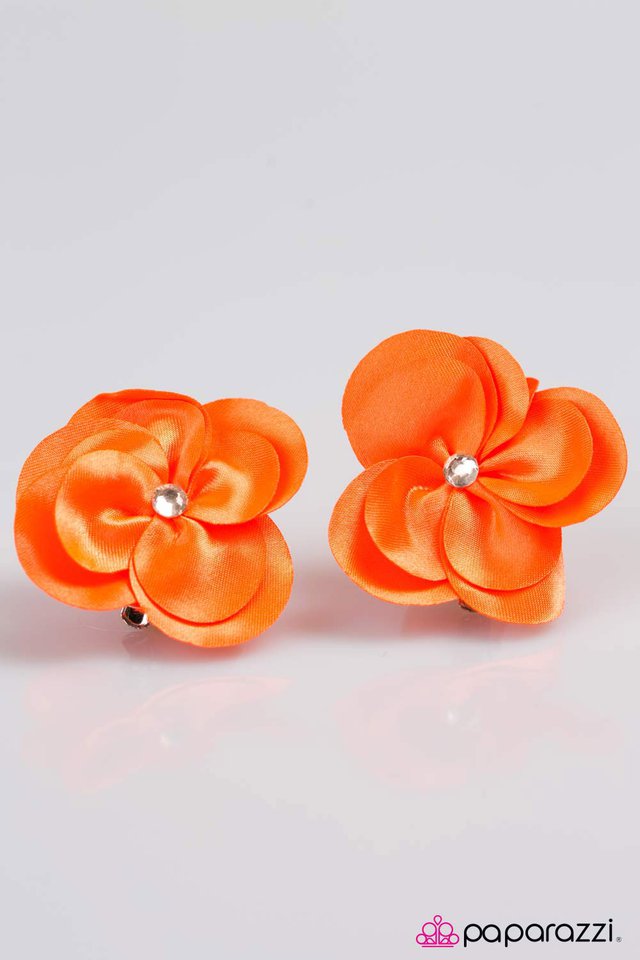 Paparazzi ♥ Fun, Fun, Fun! - Orange ♥ Hair Clip
