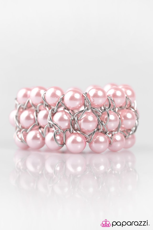 Paparazzi ♥ Cadillac Lane - Pink ♥ Bracelet