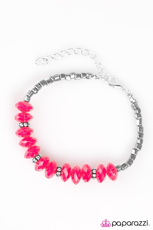 Paparazzi ♥ Totally Rad! - Pink ♥ Bracelet