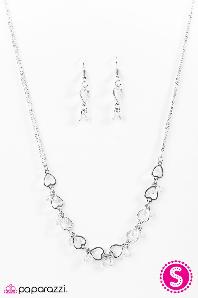 Paparazzi ♥ Make You Mine - White ♥ Necklace