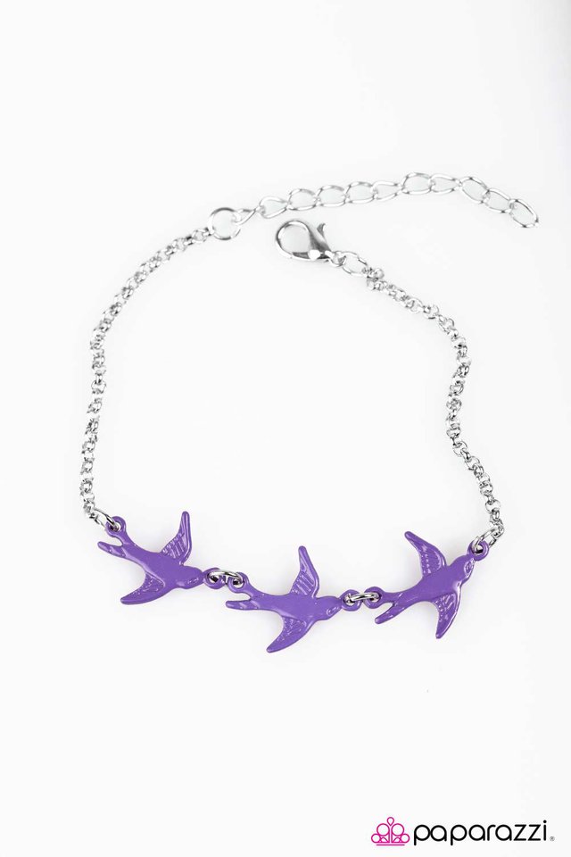 Paparazzi ♥ Soul Bird - Purple ♥ Bracelet