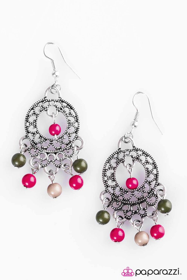 Paparazzi ♥ Seafront Property - Multi ♥ Earrings