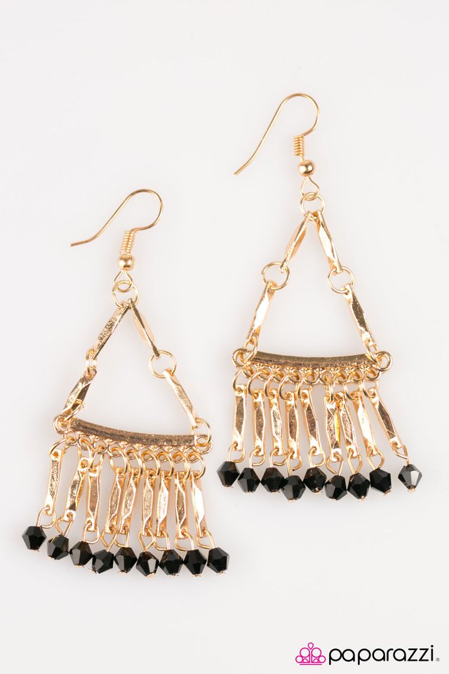 Paparazzi ♥ Wherever I May ROME - Gold ♥ Earrings