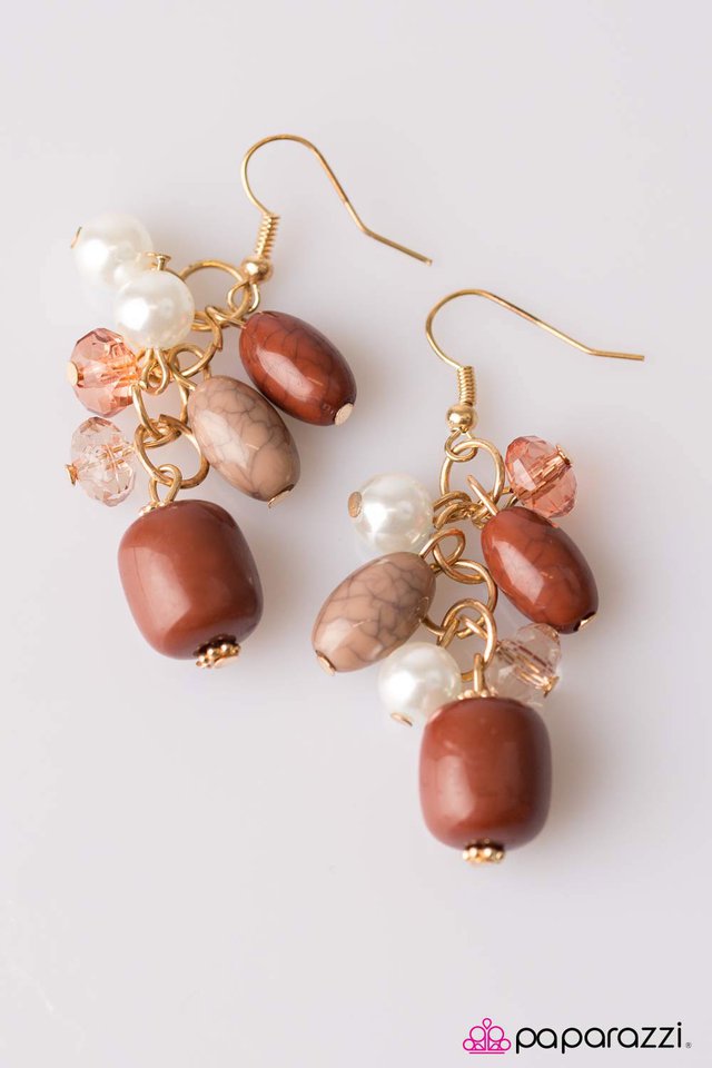 Paparazzi ♥ Beautiful Bevy - Multi ♥ Earrings