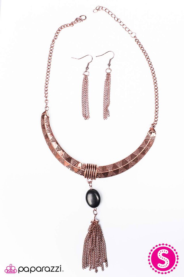 Paparazzi ♥ Wild West Show - Copper ♥ Necklace