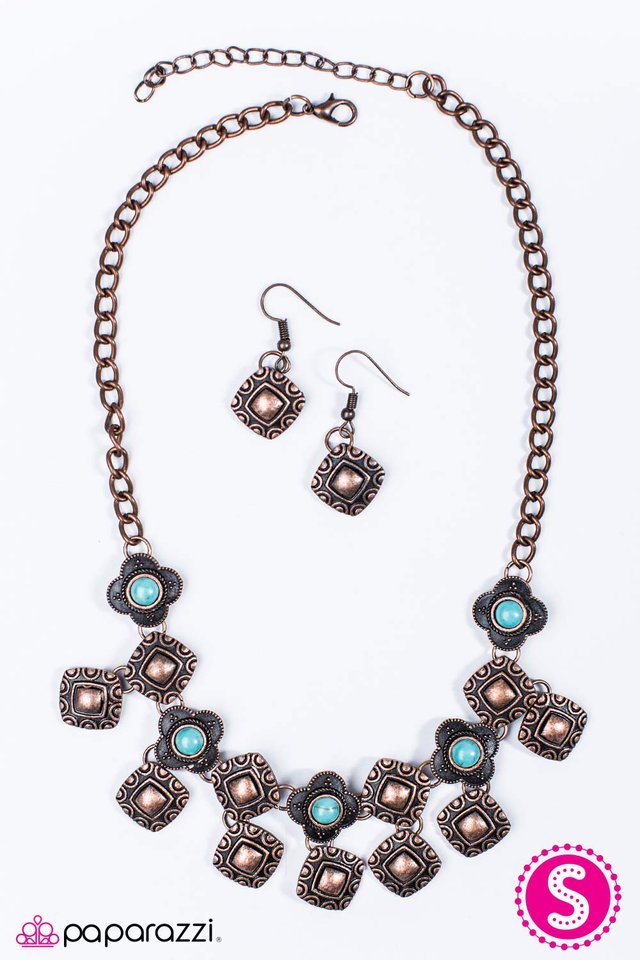 Paparazzi ♥ Desert Muse - Copper ♥ Necklace