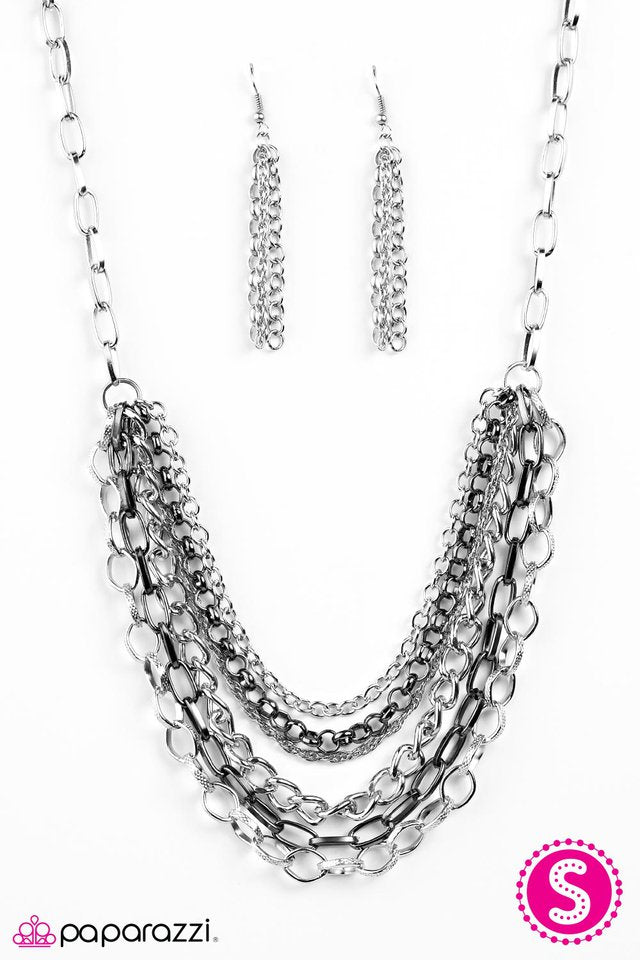 Paparazzi ♥ Calm Before The Storm - Silver ♥ Necklace
