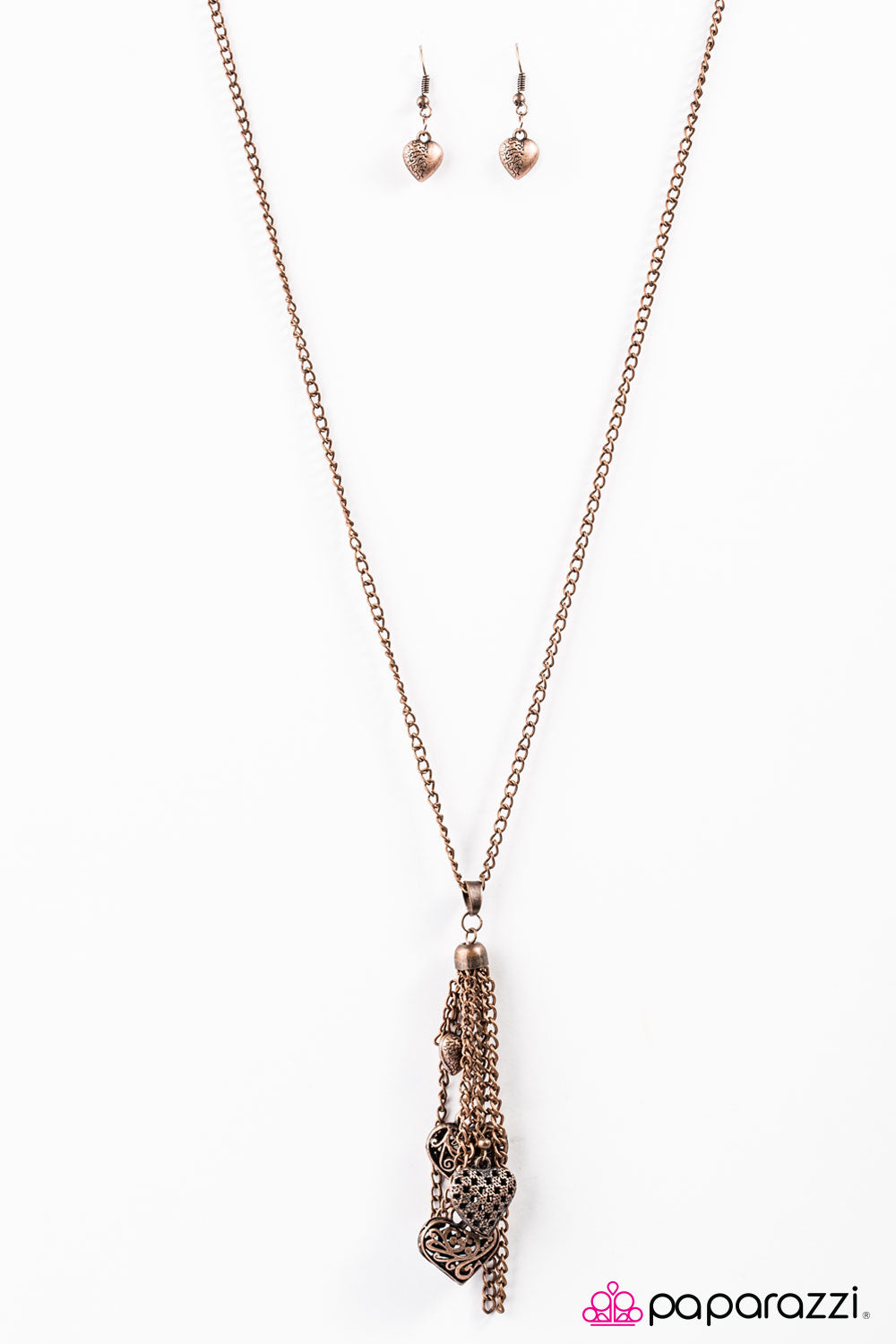 Paparazzi ♥ I Heart You - Copper ♥ Necklace