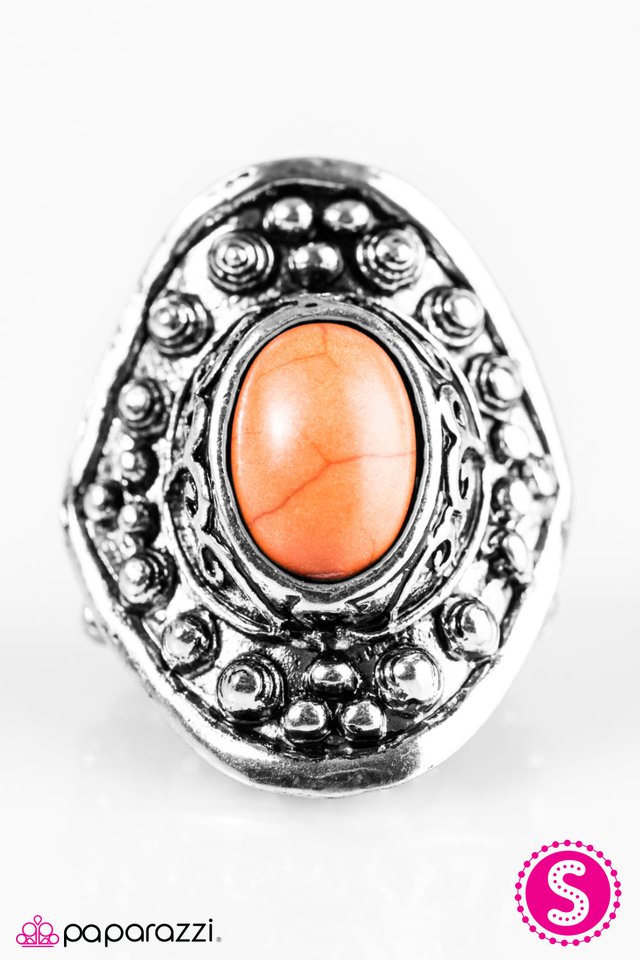 Paparazzi ♥ Pedal To The MEADOW - Orange ♥ Ring