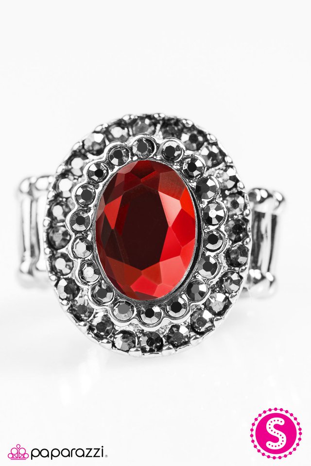 Paparazzi ♥ Majestic Majesty - Red ♥ Ring