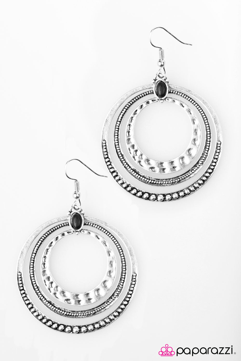 Paparazzi ♥ Mountain Meadows - Black ♥ Earrings