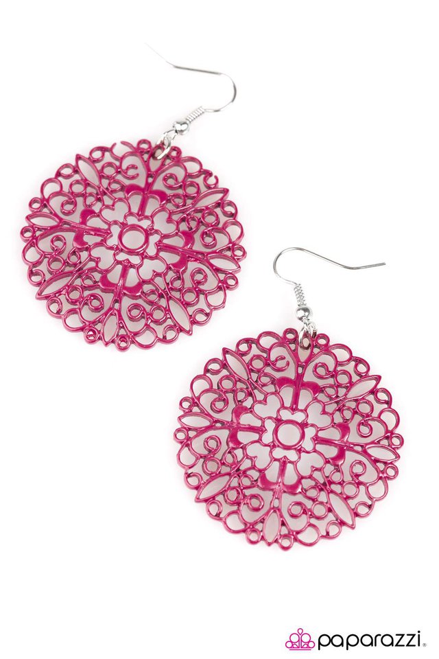 Paparazzi ♥ Maritime Mariner - Pink ♥ Earrings