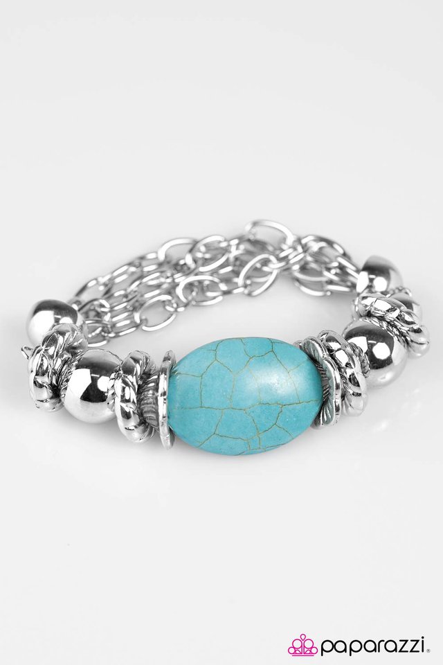 Paparazzi ♥ Stand My Ground - Blue ♥ Bracelet