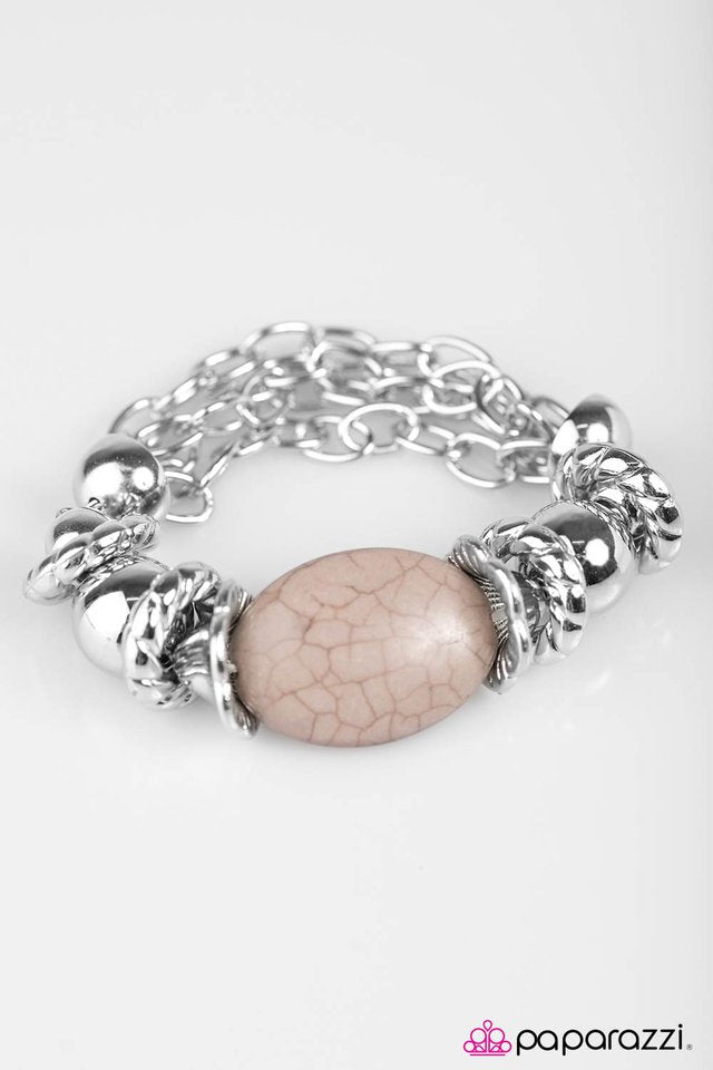 Paparazzi ♥ Stand My Ground - Brown ♥ Bracelet