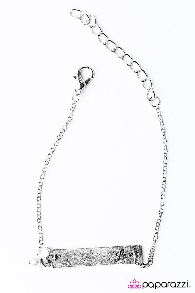 Paparazzi ♥ Love Can Build A Bridge - White ♥ Bracelet