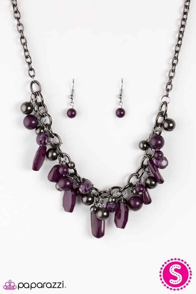 Paparazzi ♥ Mardi Gras Gala - Purple ♥ Necklace