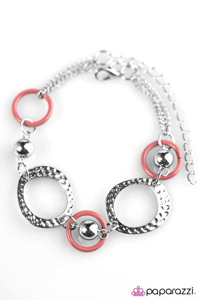 Paparazzi ♥ Disc Jockey - Pink ♥ Bracelet