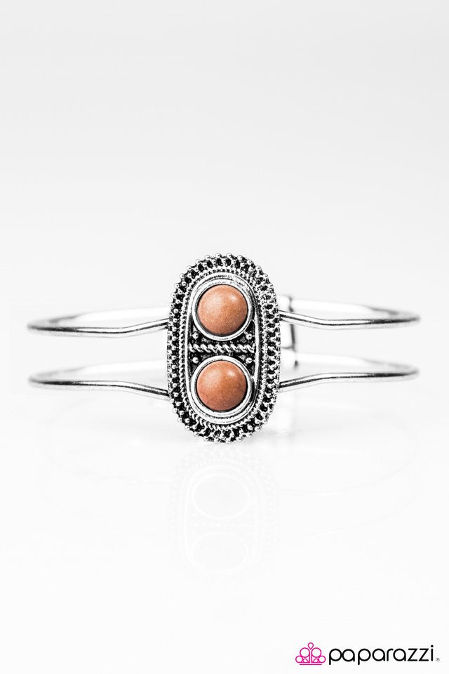 Paparazzi ♥ Pop Rocks - Brown ♥ Bracelet