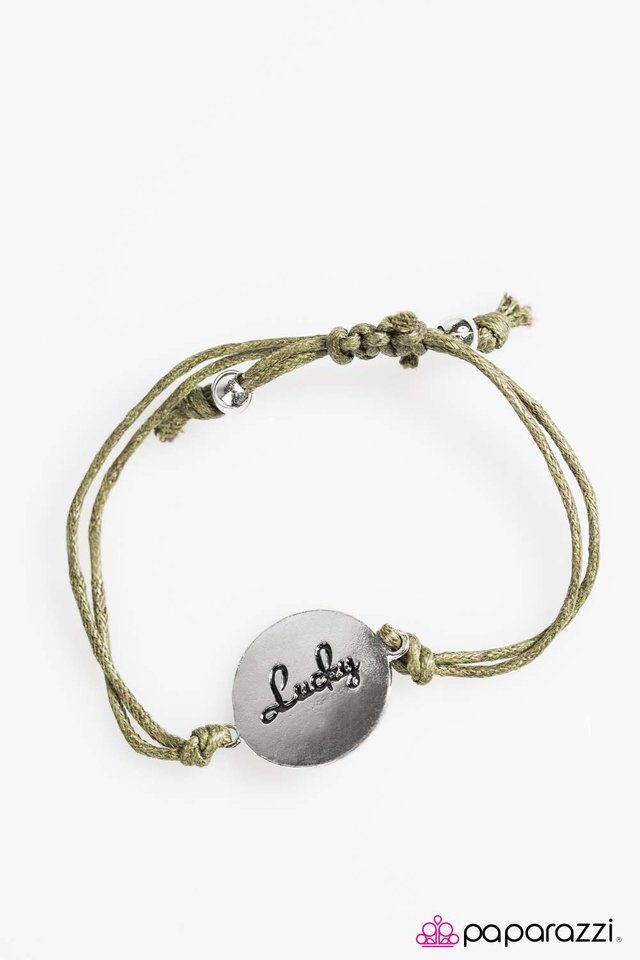 Paparazzi ♥ Its My Lucky Day - Green ♥ Bracelet