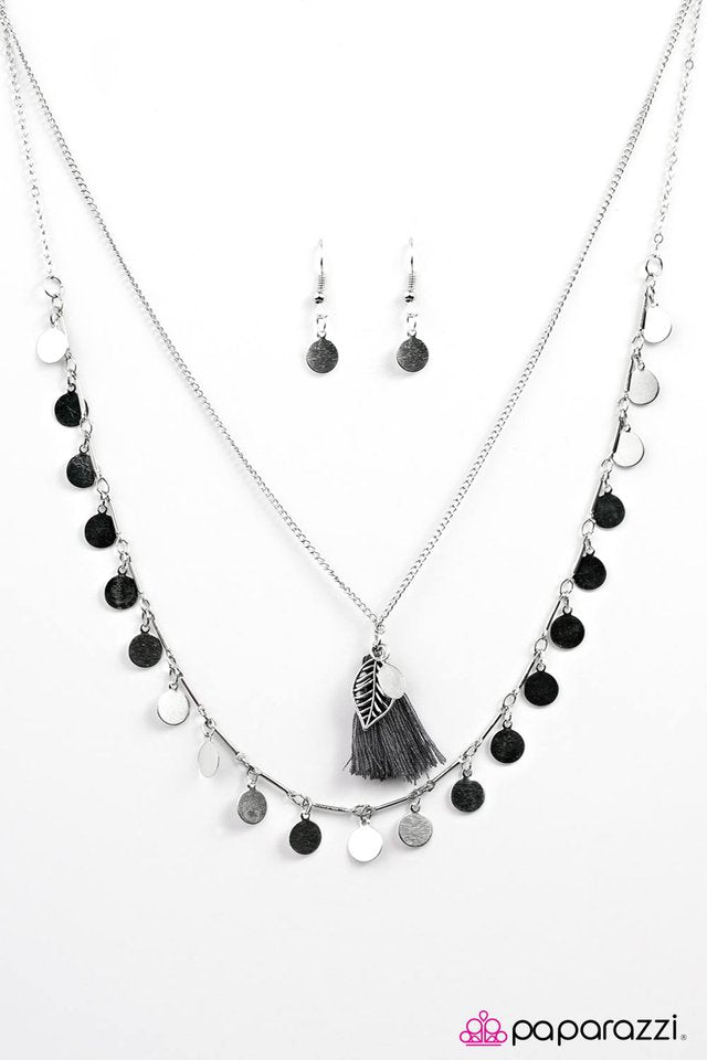 Paparazzi ♥ Born To Wander - Silver ♥ Necklace