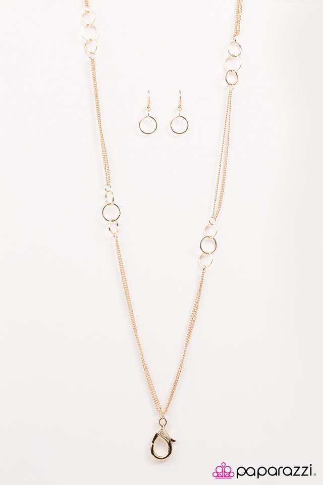 Paparazzi ♥ Sleek Simplicity - Gold ♥ Lanyard