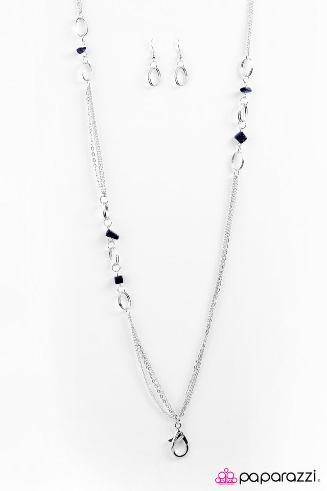 Paparazzi ♥ Chicago Radiance - Blue ♥ Lanyard