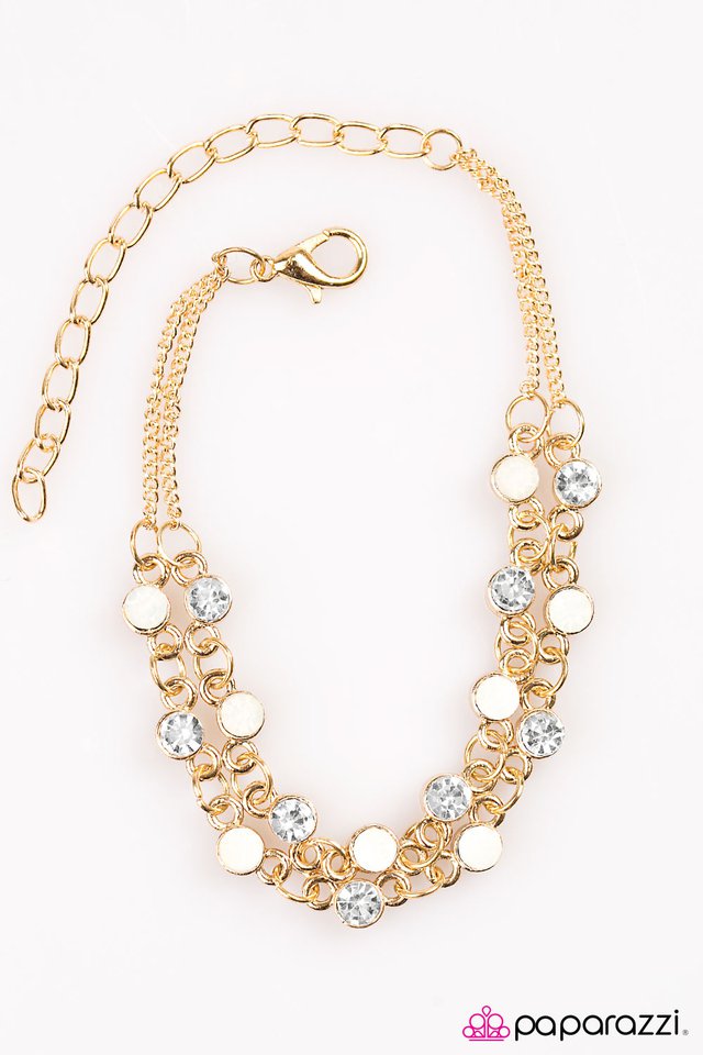 Paparazzi ♥ FIERCE and Foremost - Gold ♥ Bracelet