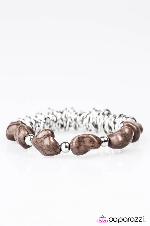 Paparazzi ♥ Mountain Masquerade - Brown ♥ Bracelet