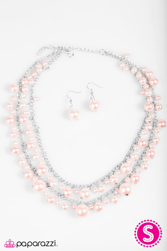 Paparazzi ♥ Nightfall - Pink ♥ Necklace