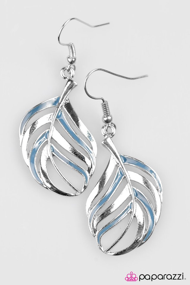 Paparazzi ♥ Go, FLIGHT, Win! - Blue ♥ Earrings