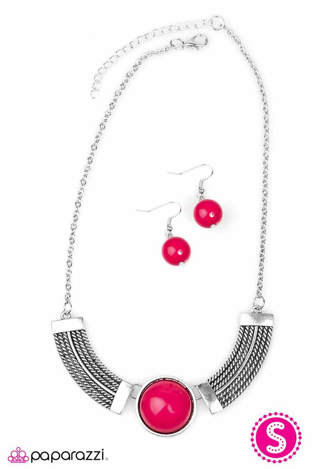 Paparazzi ♥ Egyptian Spell - Pink ♥ Necklace