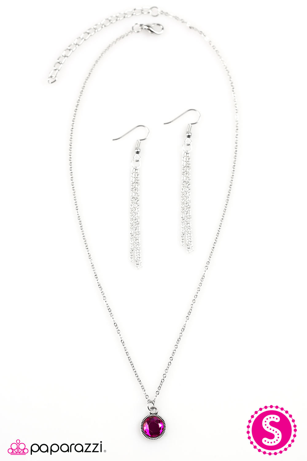 Paparazzi ♥ Final Masterpiece - Pink ♥ Necklace