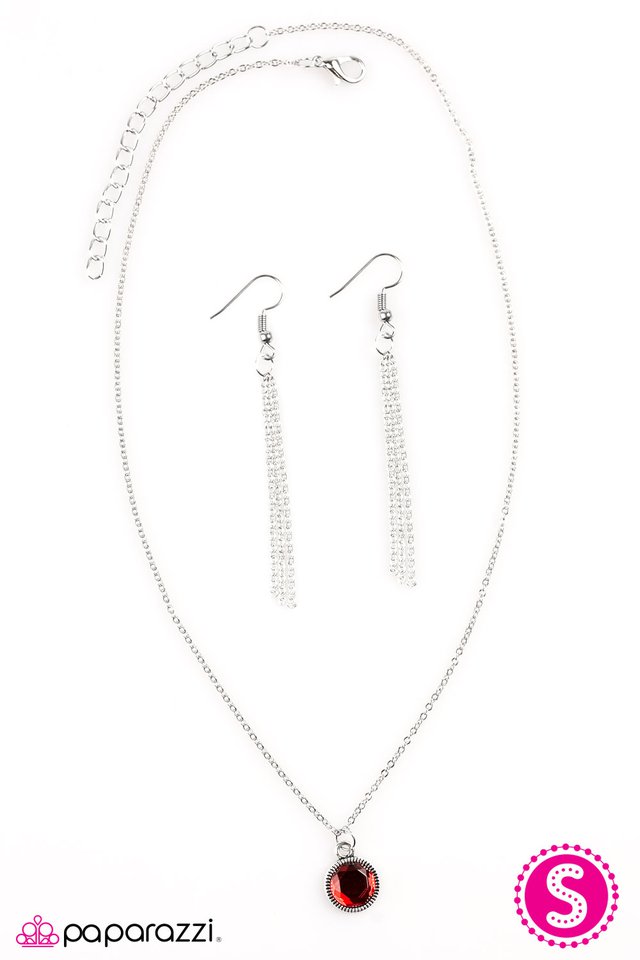 Paparazzi ♥ Final Masterpiece - Red ♥ Necklace