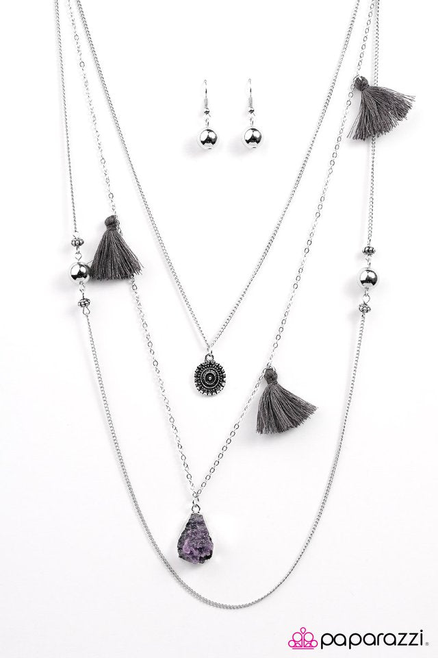 Paparazzi ♥ Tarots and Tassels - Purple ♥ Necklace