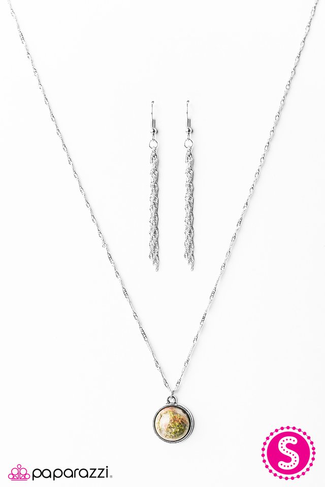 Paparazzi ♥ A Heart Of SANDSTONE - Multi ♥ Necklace