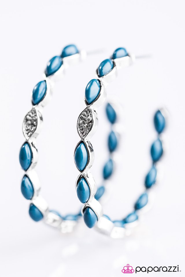 Paparazzi ♥ Colorful Impressions - Blue ♥ Earrings