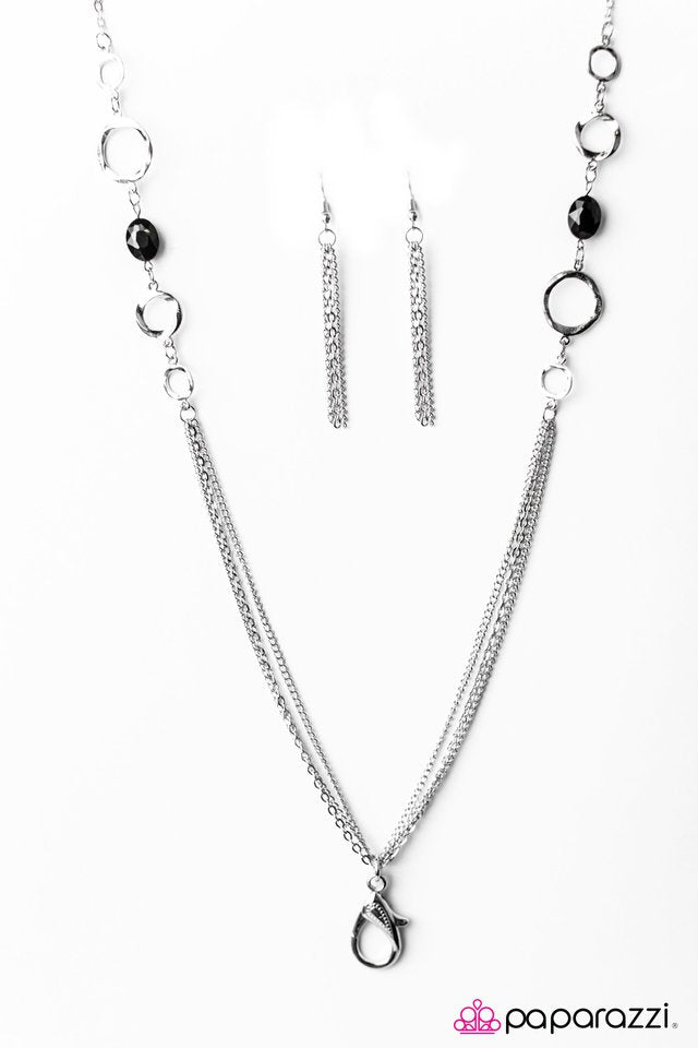 Paparazzi ♥ Regal Radiance - Black ♥ Lanyard