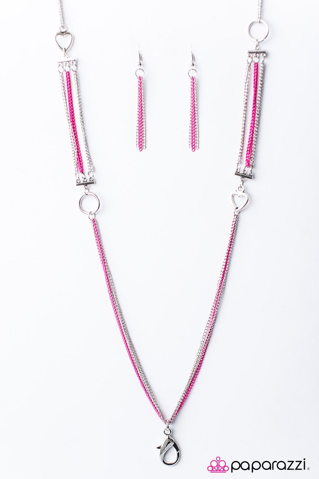 Paparazzi ♥ Im With Cupid - Pink ♥ Lanyard