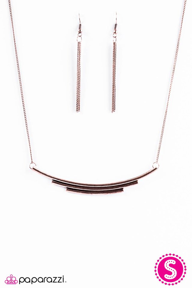 Paparazzi ♥ Majestic Mesas - Copper ♥ Necklace