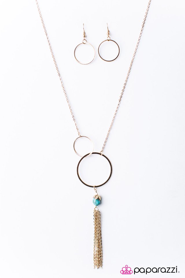 Paparazzi ♥ Ready To Run - Blue ♥ Necklace