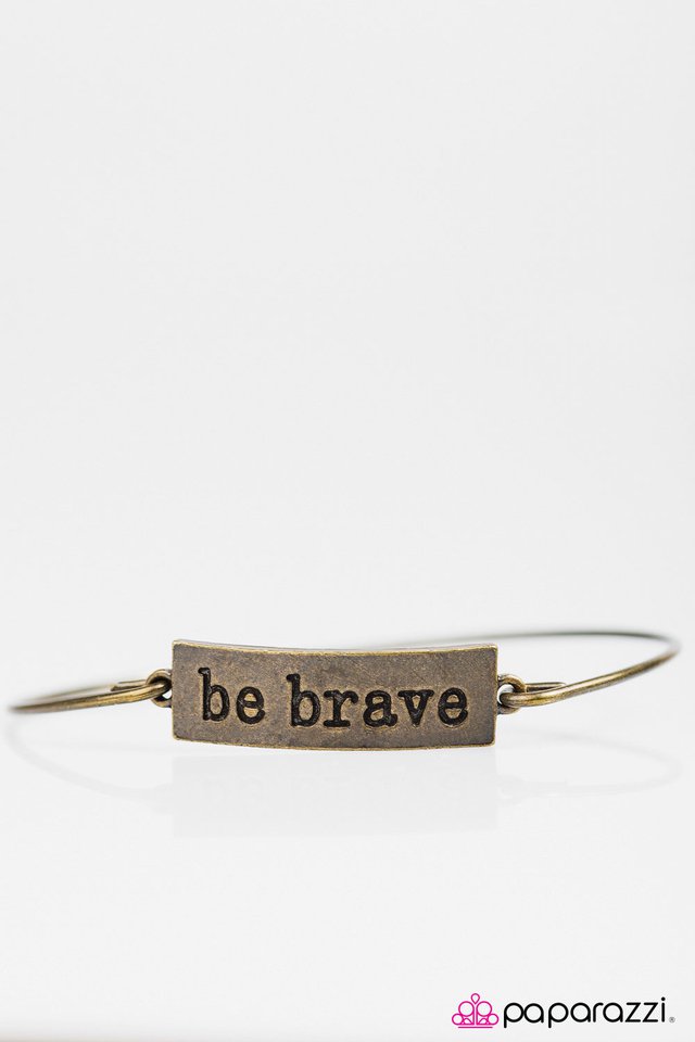 Paparazzi ♥ Be Brave - Brass ♥ Bracelet