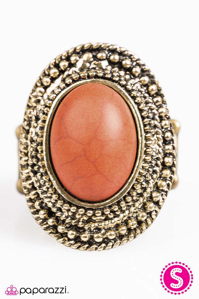 Paparazzi ♥ Cant Tame A Wild Thing - Orange ♥ Ring