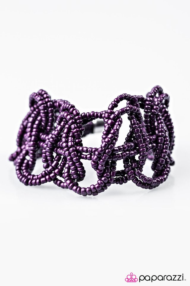 Paparazzi ♥ The BRAID and the Bold - Purple ♥ Bracelet
