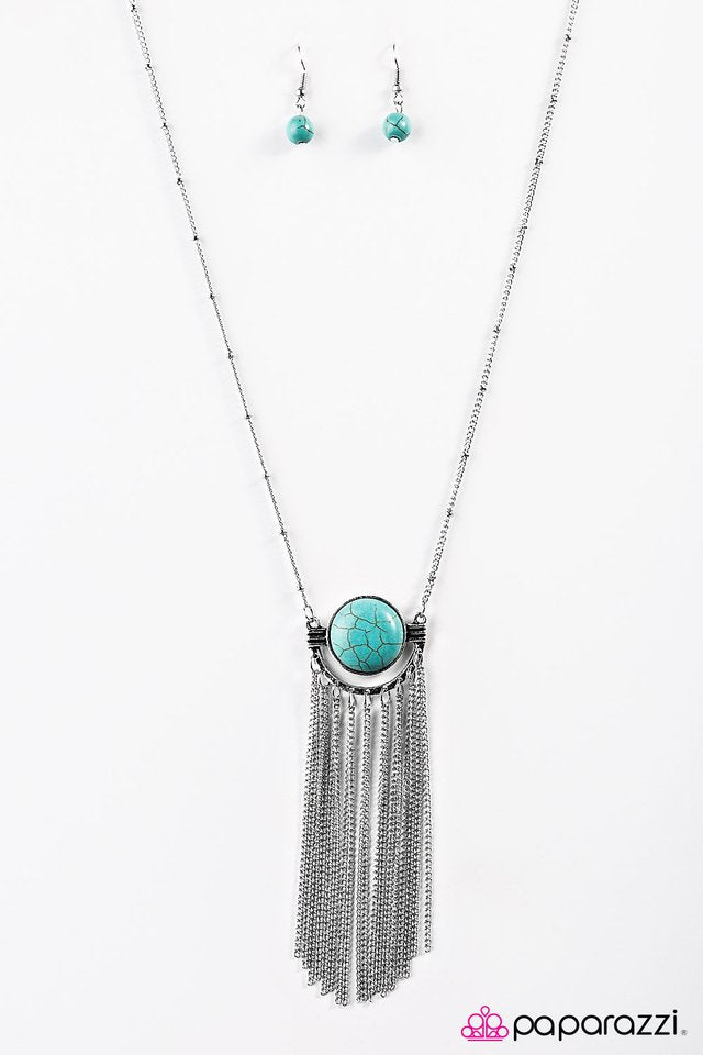 Paparazzi ♥ After Dusk - Blue ♥ Necklace