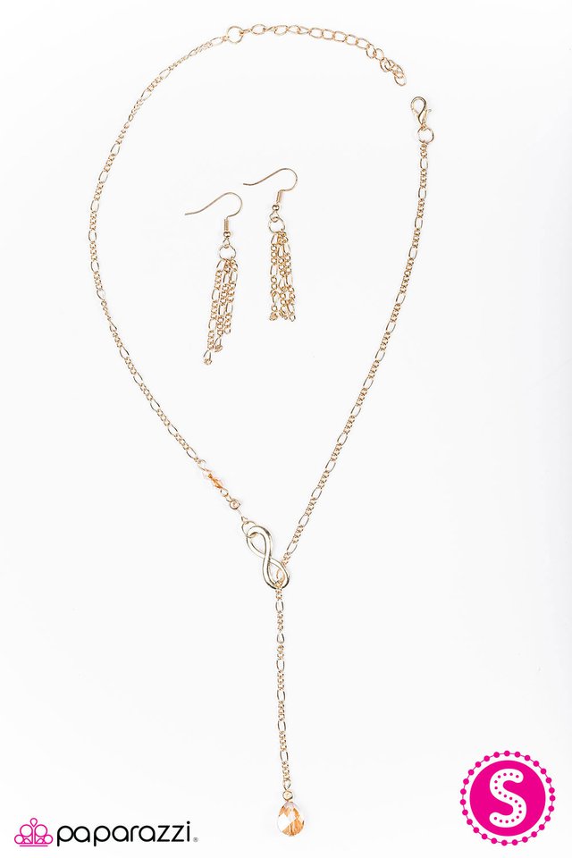 Paparazzi ♥ If Tomorrow Never Comes - Gold ♥ Necklace