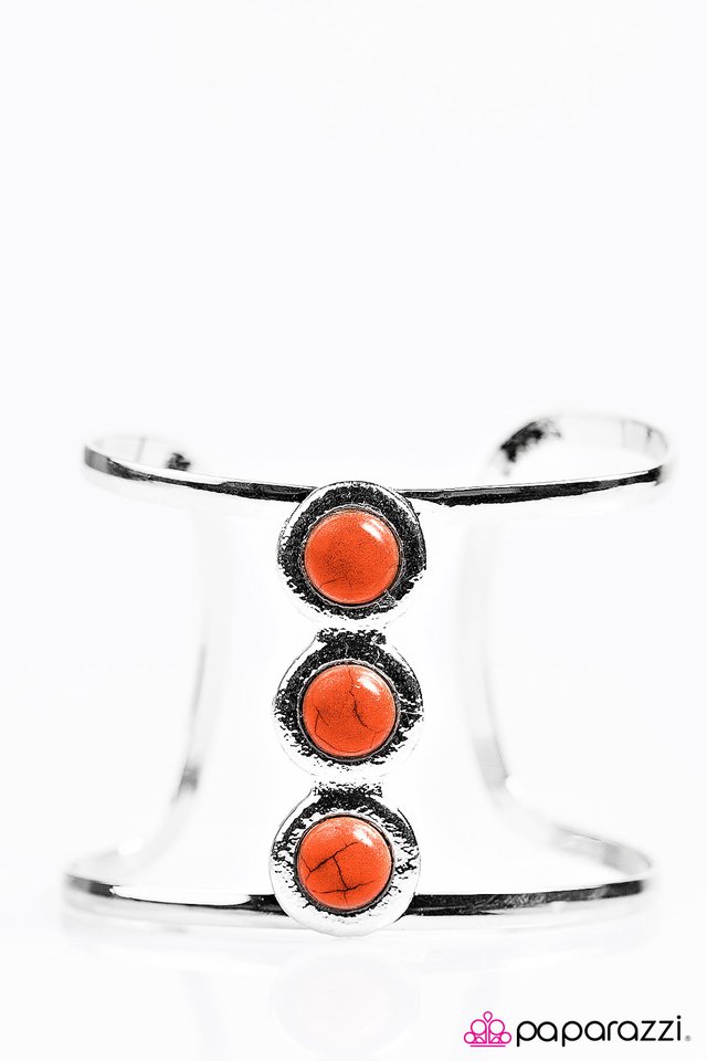 Paparazzi ♥ Mountain Air - Orange ♥ Bracelet