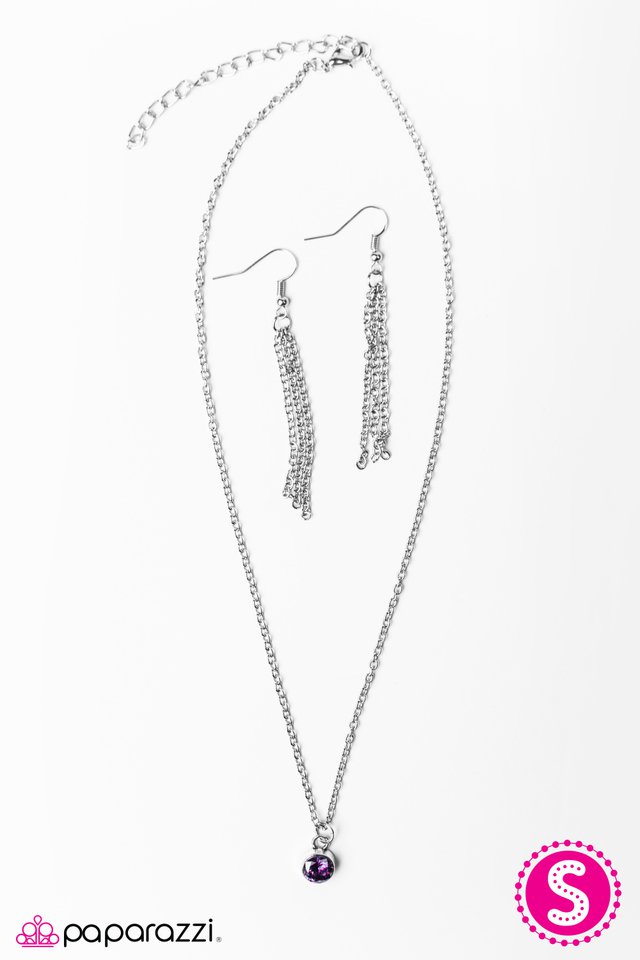 Paparazzi ♥ Just A Spark - Purple ♥ Necklace
