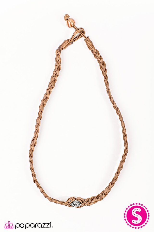 Paparazzi ♥ Tiki Tropic - Brown ♥ Necklace