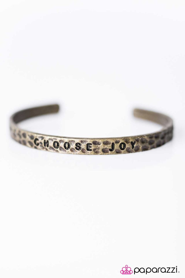 Paparazzi ♥ Choose Joy - Brass ♥ Bracelet