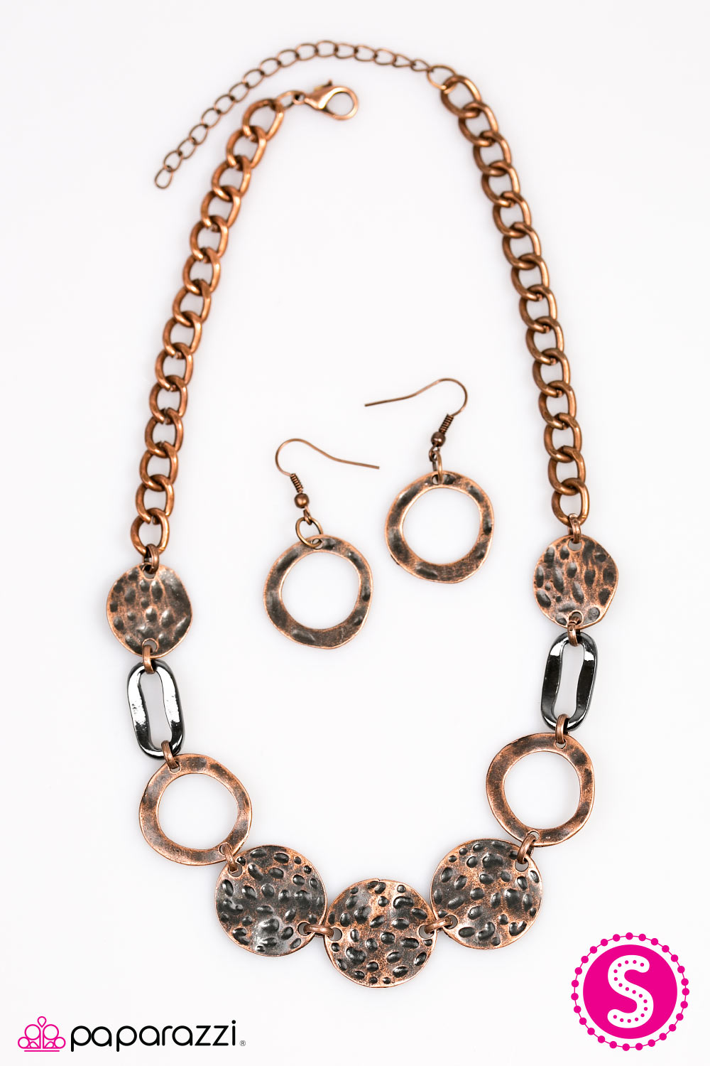 Paparazzi ♥ Cave Craze - Copper ♥ Necklace